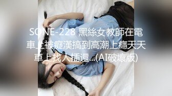 SONE-228 黑絲女教師在電車上被癡漢搞到高潮上癮天天車上找人插還...(AI破壞版)